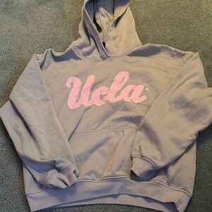 H&M Green Hoodie with White UCLA Logo